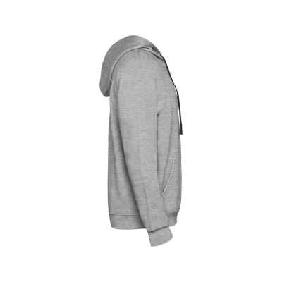 Толстовка с капюшоном Urban мужская, серый меланж/черный-3