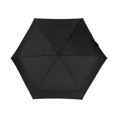Складной cупер-компактный механический зонт Compactum, черный-3