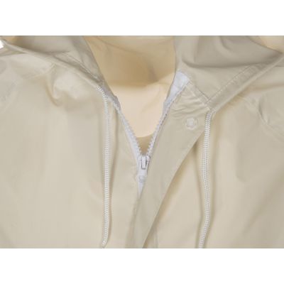 Длинный дождевик Lanai  из полиэстера со светоотражающей тесьмой, молочный-6