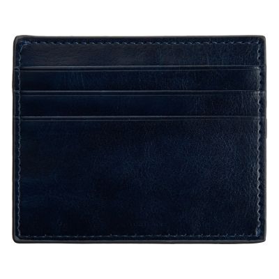 Картхолдер для 6 пластиковых карт с RFID-защитой Fabrizio, синий-5