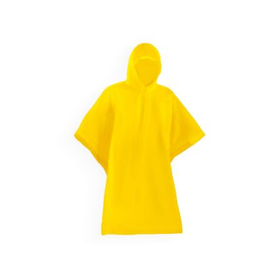 Складное водонепроницаемое пончо DAMPER, желтый-0