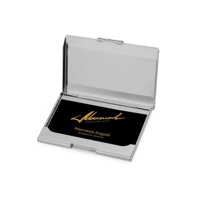 Визитница Carlo, серебристый-2