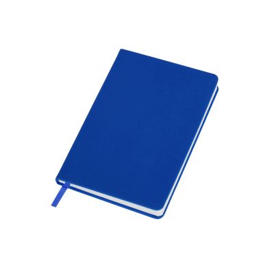 Бизнес-блокнот C2 софт-тач, твердая обложка, 128 листов, синий-0