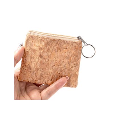 Кошелек Лимоза из натуральной пробки, натуральный-3