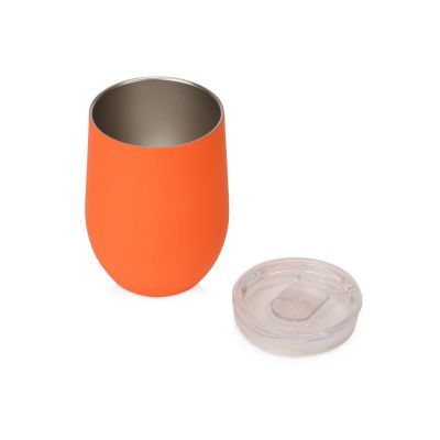 Термокружка Sense Gum soft-touch, 370мл, оранжевый-1