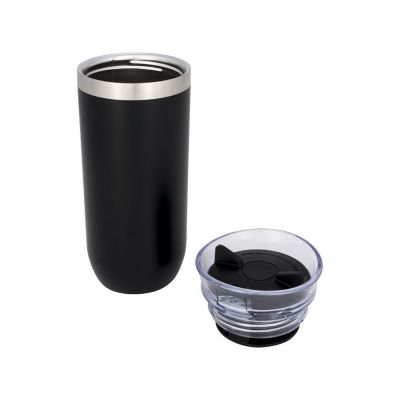 Вакуумная герметичная термокружка Twist, черный-1