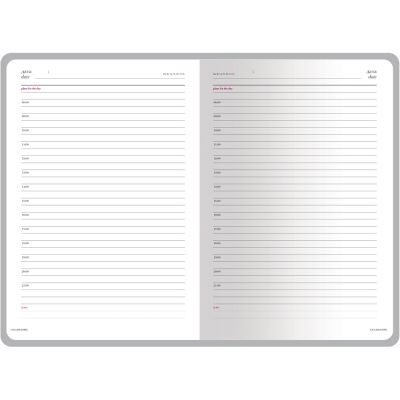 Ежедневник недатированный А5 Sidney Nebraska, серый (серебряный обрез)-3