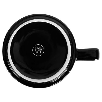 Набор чашка с бамбуковым блюдцем Sheffield, черный-7