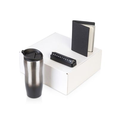 Подарочный набор  Vice с термокружкой, парковочной визиткой и обложкой для документов-0