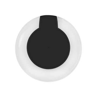 Беспроводная зарядка Pod со светодиодной подсветкой, черный-4