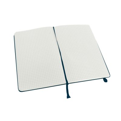 Записная книжка Moleskine Classic (в клетку) в твердой обложке, Large (13х21см), голубой сапфир-2