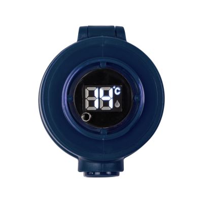 Вакуумная термокружка Waterline с медной изоляцией Bravo, 400 мл, тубус, темно-синий-5