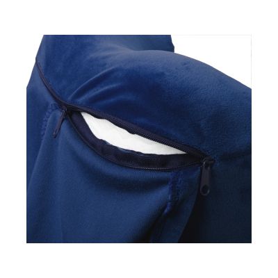 Подушка с эффектом памяти, с капюшоном Dream Hood, синий-3