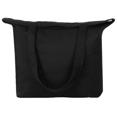 Сумка с широким дном и боками, черный-3