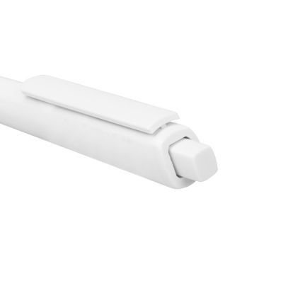 Ручка пластиковая трехгранная шариковая Lateen, белый-1