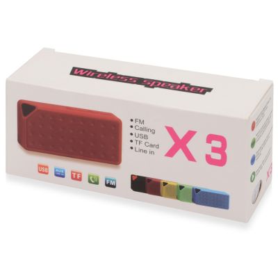 Портативная колонка Bermuda с функцией Bluetooth, черный-5