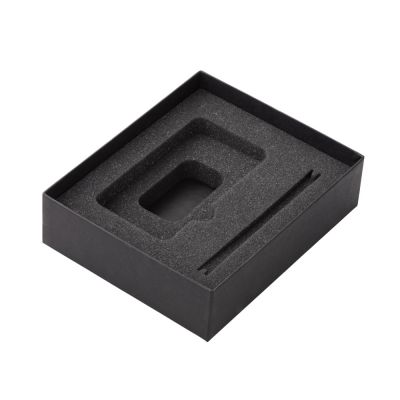 Подарочный набор c пластиковой ручкой, повербанком С2, 10000 mAh, оранжевый-4