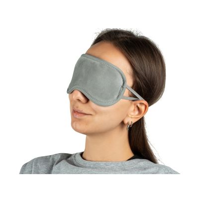 Маска для глаз Dream из полиэстер спандекс плюш, серый-3