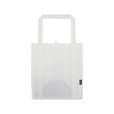 Liberty эко-сумка с прочным днищем объемом 6 л из нетканого материала, переработанного по стандарту GRS - Белый-1