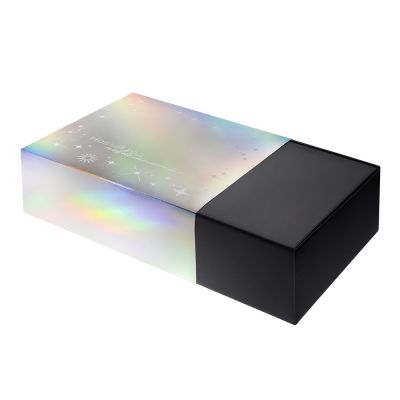 Подарочная коробка с голографическим шубером Aurora, XL, вн. размер 300х235х105 мм.-1