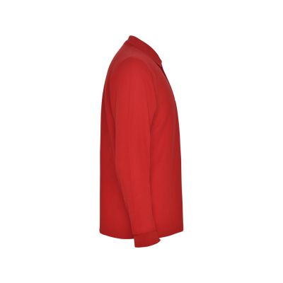 Рубашка поло Carpe мужская с длинным рукавом, красный-3