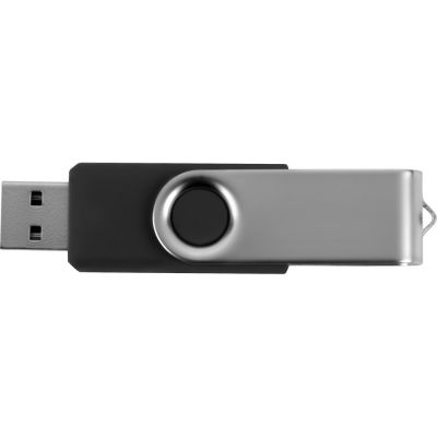 Флеш-карта USB 2.0 8 Gb Квебек, черный-3