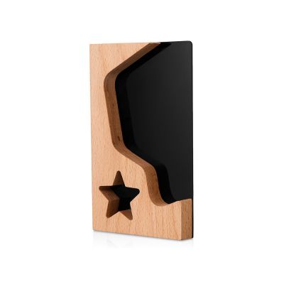 Награда из бука и акрила Starburst-0