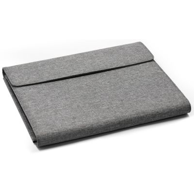 Портфолио А4 из RPET с отделением для ноутбука NotyFolio Eco, 20 л FSC бумаги, серый-1