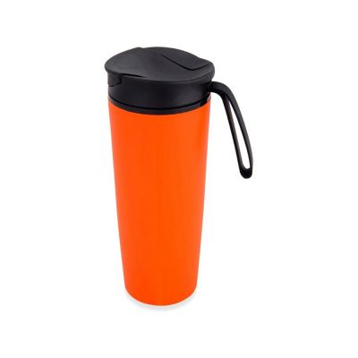 Термокружка Годс 470мл на присоске, оранжевый-2