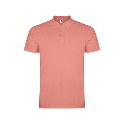 Рубашка поло Star мужская, оранжевая глина-0