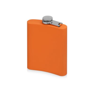 Фляжка 240 мл Remarque soft touch, 201 сталь, оранжевый-1