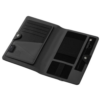 Органайзер с функцией беспроводной зарядки Manner, 5000 mah, черный-4