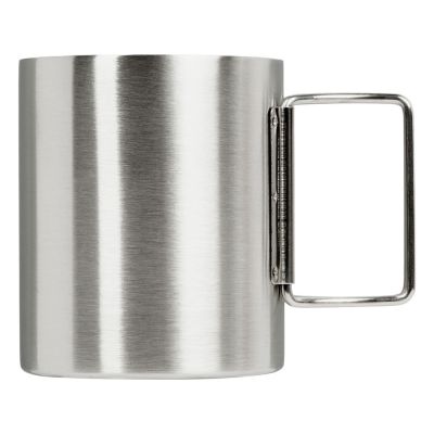 Стальная кружка с двойными стенками и складными ручками Kamchatka-1