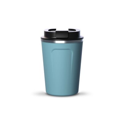 Термокружка CAFe COMPACT, 380 мл, голубой-0