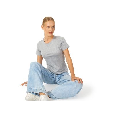 Футболка Heavy Super Club женская, серый меланж-1