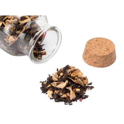 Чай черный, с соком имбиря, кусочками апельсина и малины, 100г-1