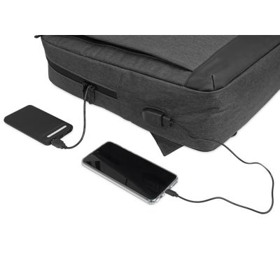 Рюкзак с отделением для ноутбука District, темно-серый-3