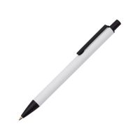 Ручка металлическая шариковая Groove M Recy, белый