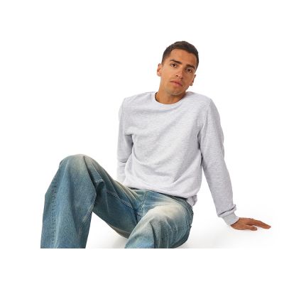 Свитшот Monaco унисекс, белый меланж-2