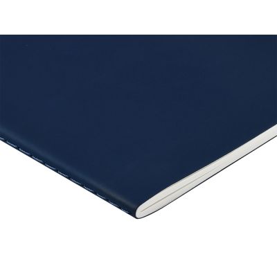 Тетрадь с каменной бумагой А5 Carrara 40 л., линейка, темно-синий-2