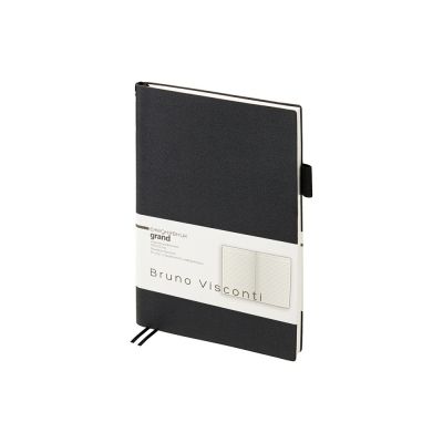 Ежедневник недатированный А5 Grand, черный-0