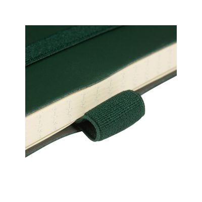 Блокнот А5  City Flex на резинке, зеленый-4