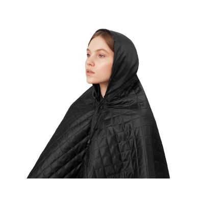 Пончо Cappy с капюшоном на липучке в мешке, черный-4