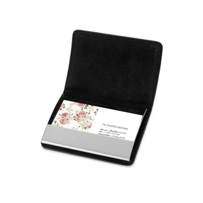 Визитница Намибия, черный/серебристый-2