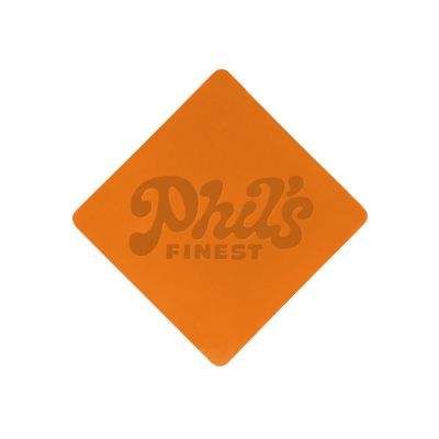 ПАТЧ РОМБ soft-touch (оранжевый) 7,6 х 7,6 см-2