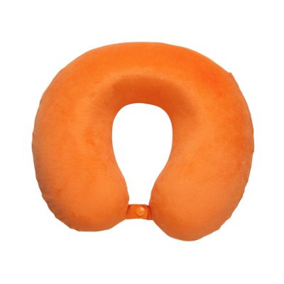 Подушка Basic из микрофибры с эффектом памяти U-shape, оранжевый NEW-1