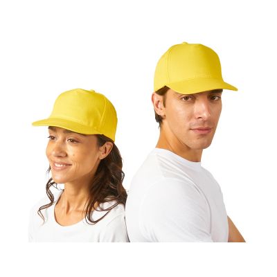 Бейсболка Memphis 5-ти панельная, желтый-0