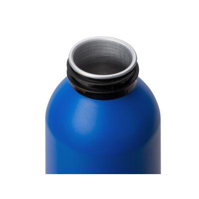 Алюминиевая бутылка для воды с ручкой Plain Alu, 650 мл, синий-1