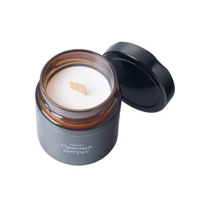 Свеча в стеклянной банке, ароматическая-2