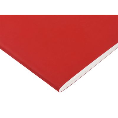 Тетрадь с каменной бумагой А5 Carrara 40 л., линейка, бордовый-2